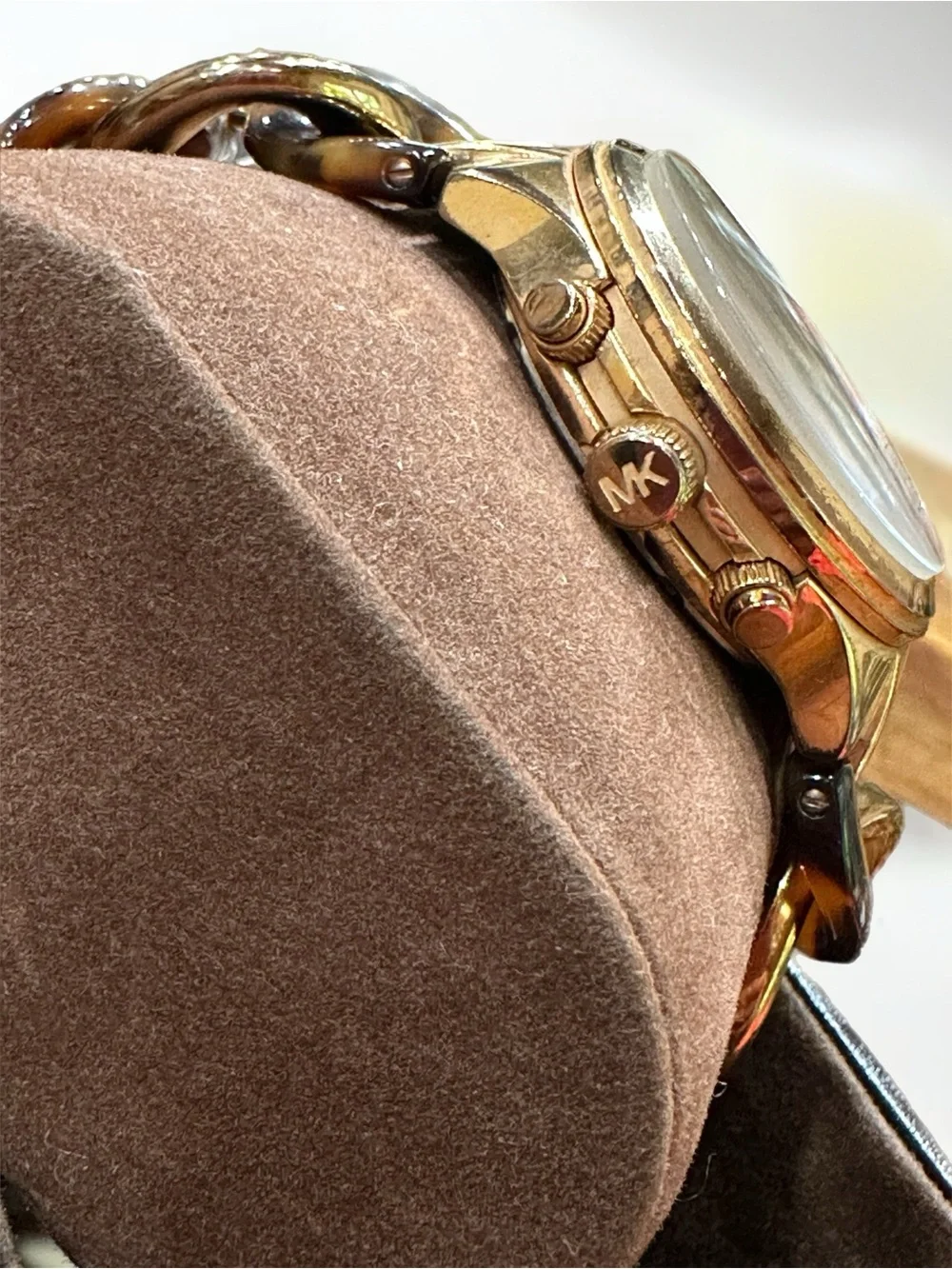 Michael Kors Gold-Tone Women’s Chronograph Watch